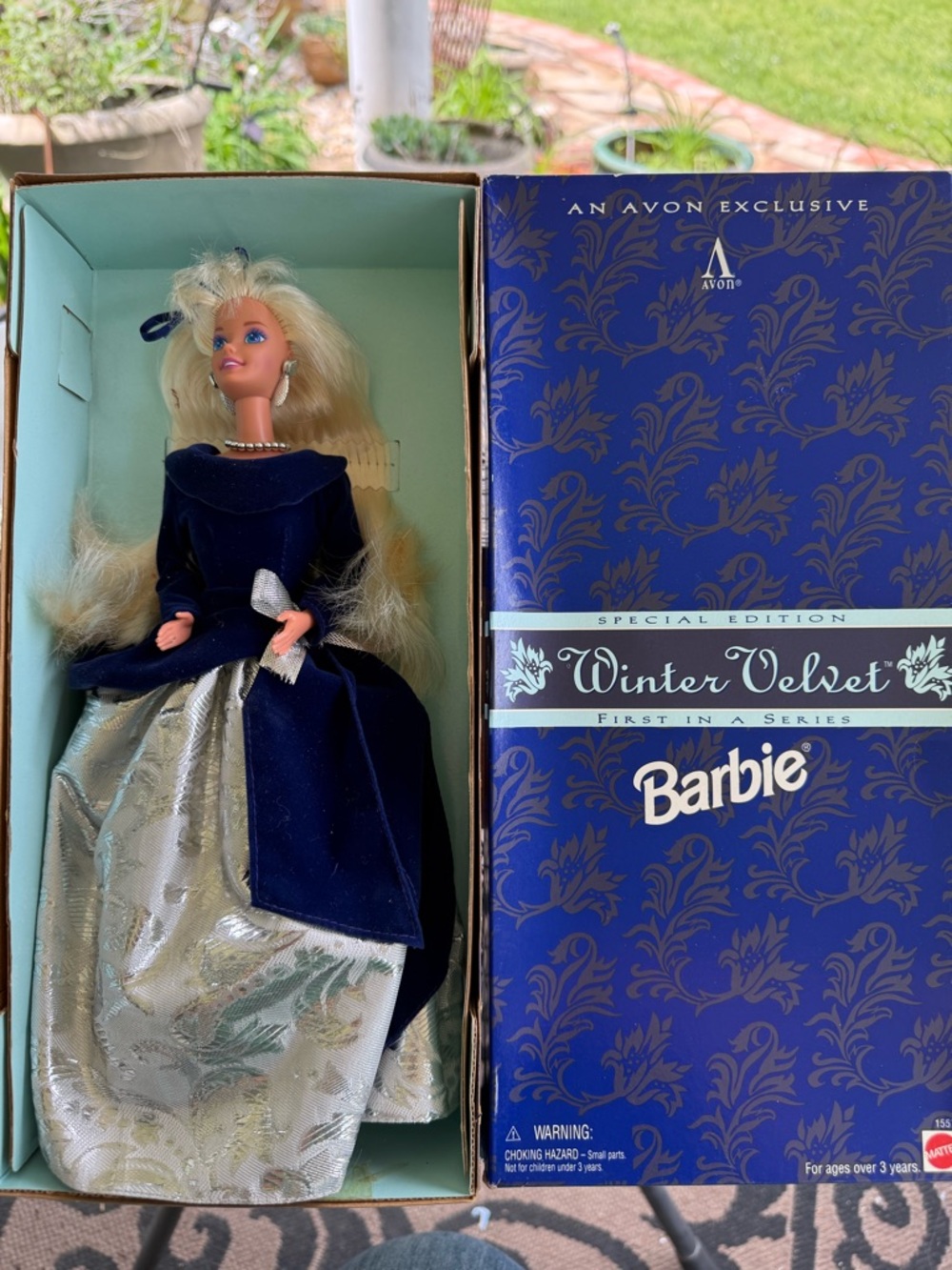 NEW1995 Barbie Avon Exclusive Special Edition First In Series WinterVelvetMatteL